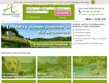 Tablet Screenshot of de.ardennes-etape.com